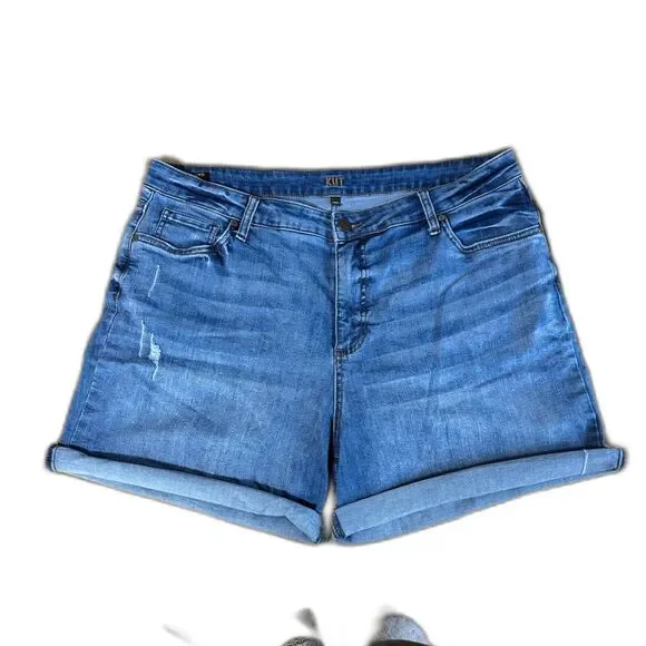 KUT Denim Shorts sz 18W - Picture 1 of 8